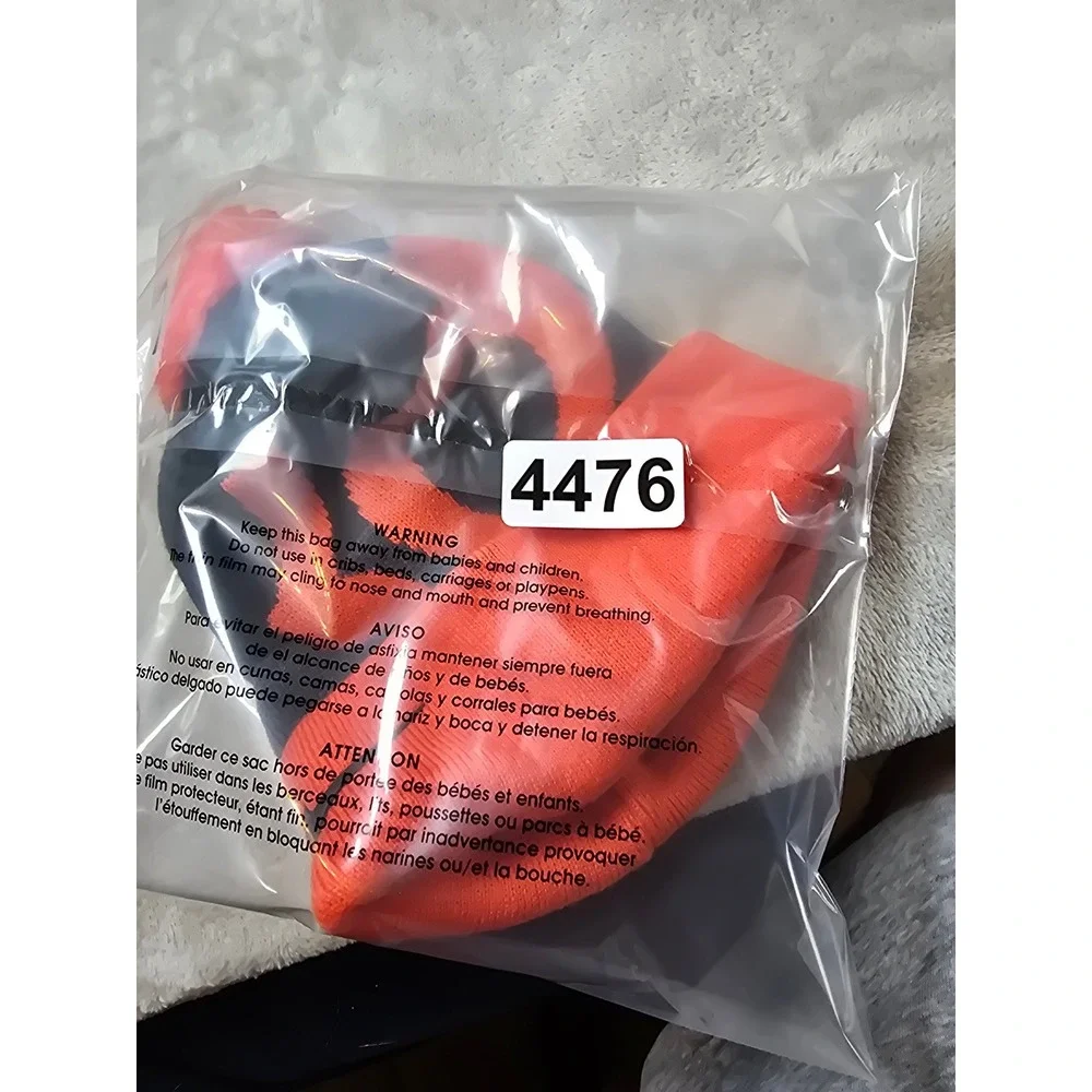 Nike KD Kevin Durant Youth‎ Pom Beanie Hat Black Orange Basketball Winter